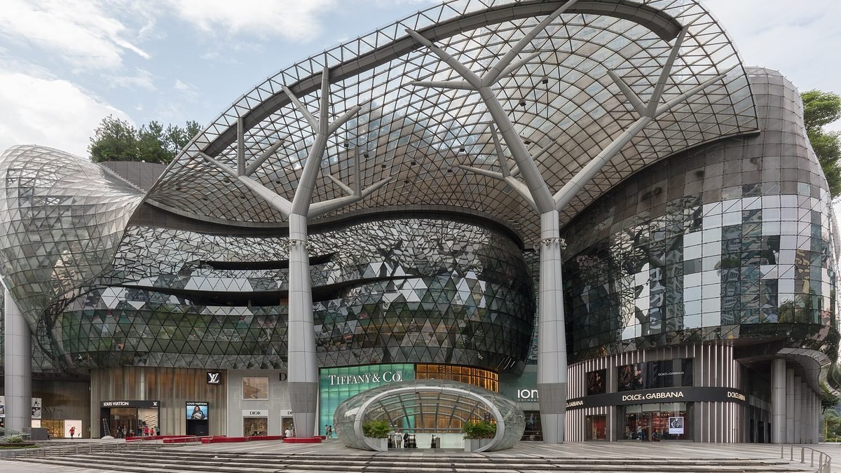 ION Orchard luxury shopping mall on Orchard Road, Singapore